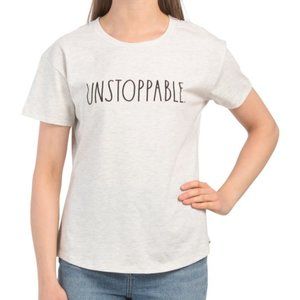 Rae Dunn Unstoppable Tee shirt top